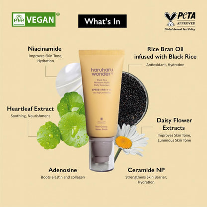 Haruharu Wonder - Black Rice Moisture Airyfit Sunscreen - 50ml